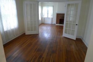 BEFORE: gorgeous hardwood floors at this historic home at 1015 N. Fowler in Palestine. House home for sale in Palestine Texas by Lisa Priest Real Estate Agent with Picket Fence Realty.