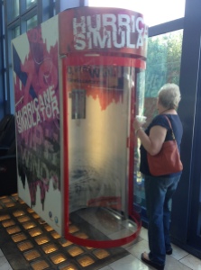 check this out! This is a hurricane simulator! You pay money to stand inside the "Hurricane"...How weird is this?? lol!