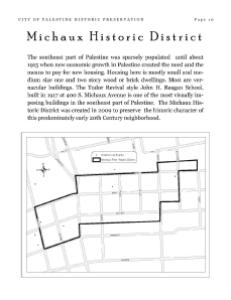 Michaux District Map